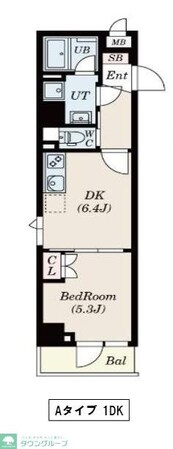 PASEO本所吾妻橋の物件間取画像